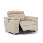 Nicoletti Rossini Recliner Armchair  - Power Recliner Armchair CB - Power Recliner with USB — Torello PS Fango 352, gallery image 1