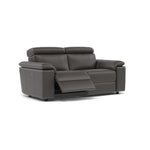 Nicoletti Rossini 2 Seater Recliner Sofa - 2 Seater Sofa Power Recliner & Power Headrest CB - Power with Power Headrest & USB — Torello PS Grigio Scuro 327, gallery image 1