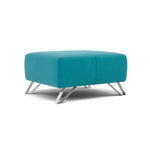 Nicoletti Puccini Footstool - Rectangular Stool NC — Selma FR Turchese V.3930, gallery image 1