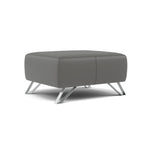 Nicoletti Puccini Footstool - Rectangular Stool CB — Torello Grigio (Grey) 329, gallery image 1