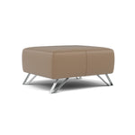 Nicoletti Puccini Footstool - Rectangular Stool CB — Torello Taupe 312, gallery image 1