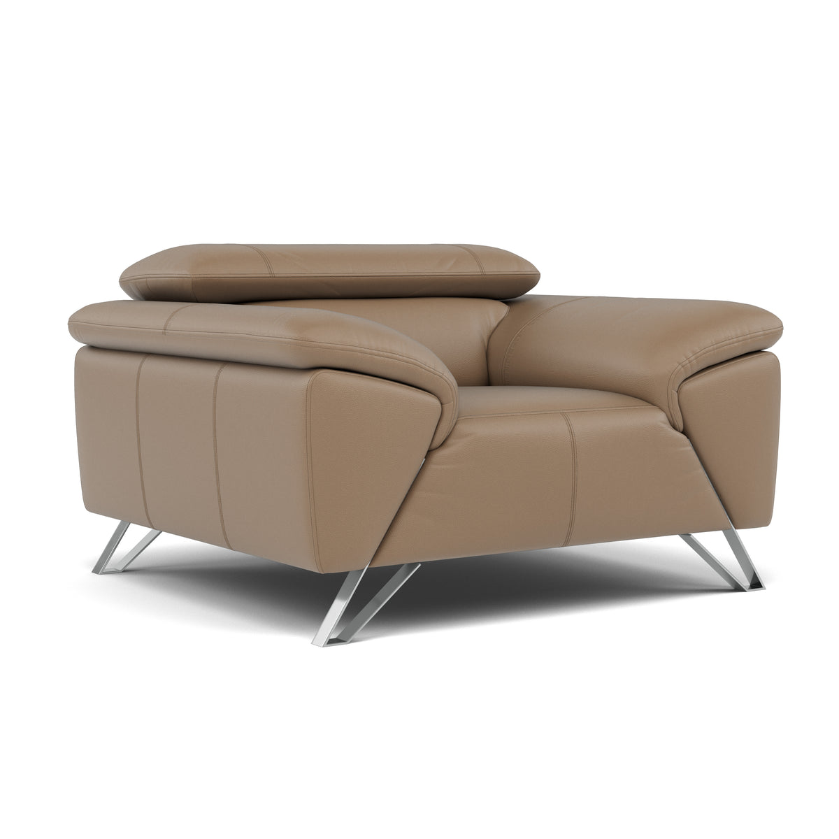 Nicoletti Puccini Armchair - Armchair CB — Torello Taupe 312, gallery image 1