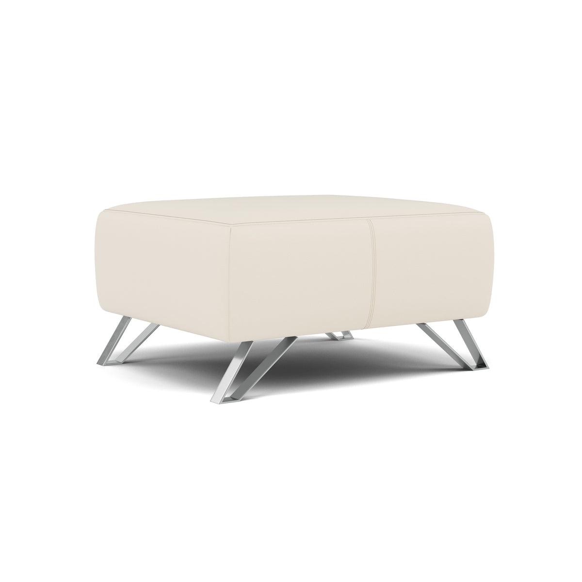 Nicoletti Puccini Footstool - Rectangular Stool CB — Torello Bianco 93, gallery image 1