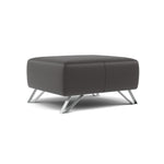 Nicoletti Puccini Footstool - Rectangular Stool CB — Torello Chocol-S 91, gallery image 1