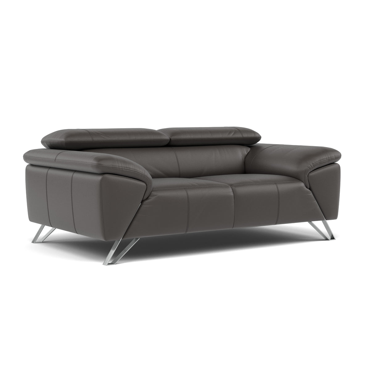 Nicoletti Puccini 2 Seater Sofa - 2 Seater Sofa CB — Torello Grigio Scuro 327, gallery image 1