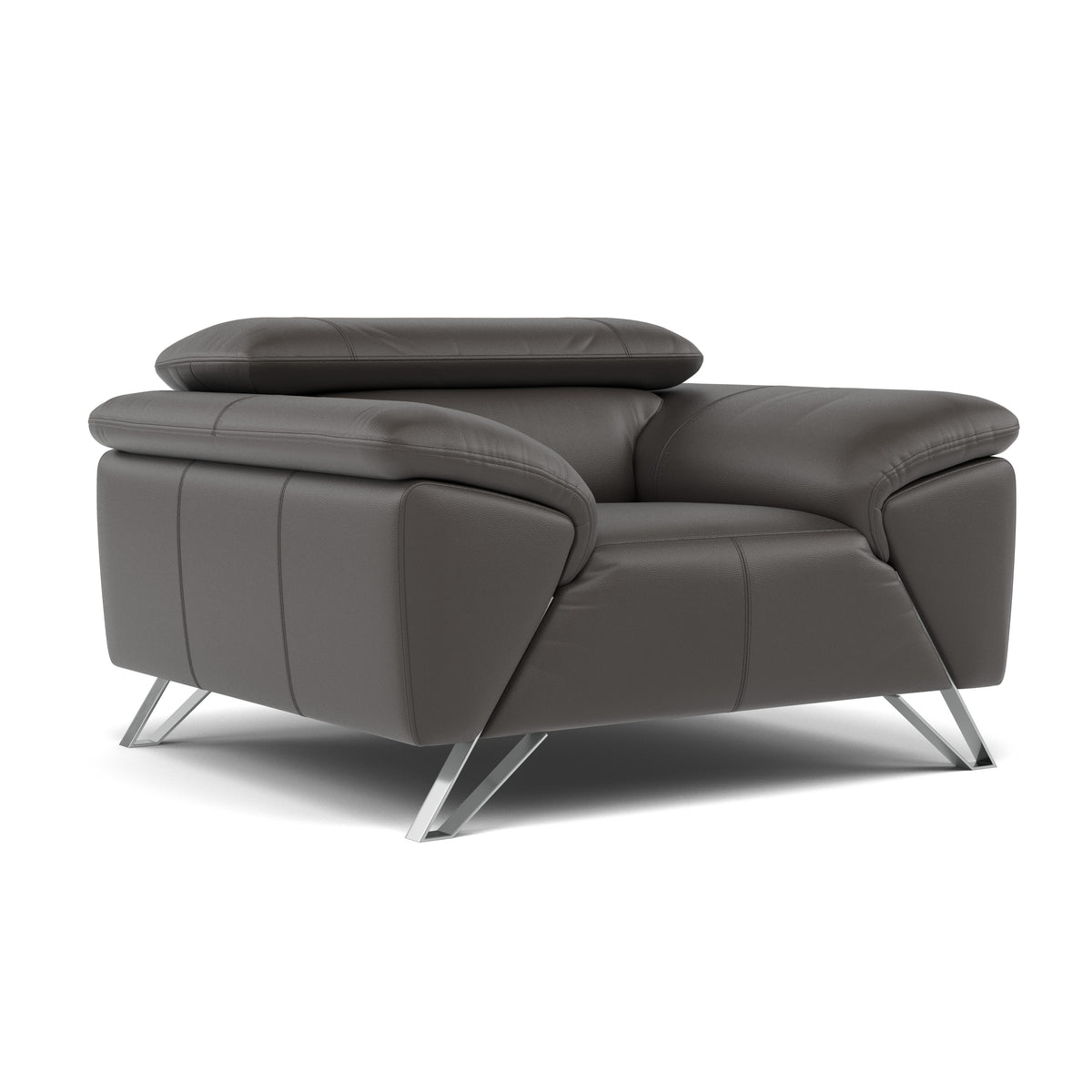 Nicoletti Puccini Armchair - Armchair CB — Torello Grigio Scuro 327, gallery image 1