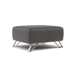 Nicoletti Puccini Footstool - Rectangular Stool CB — Torello Grigio Scuro 327, gallery image 1
