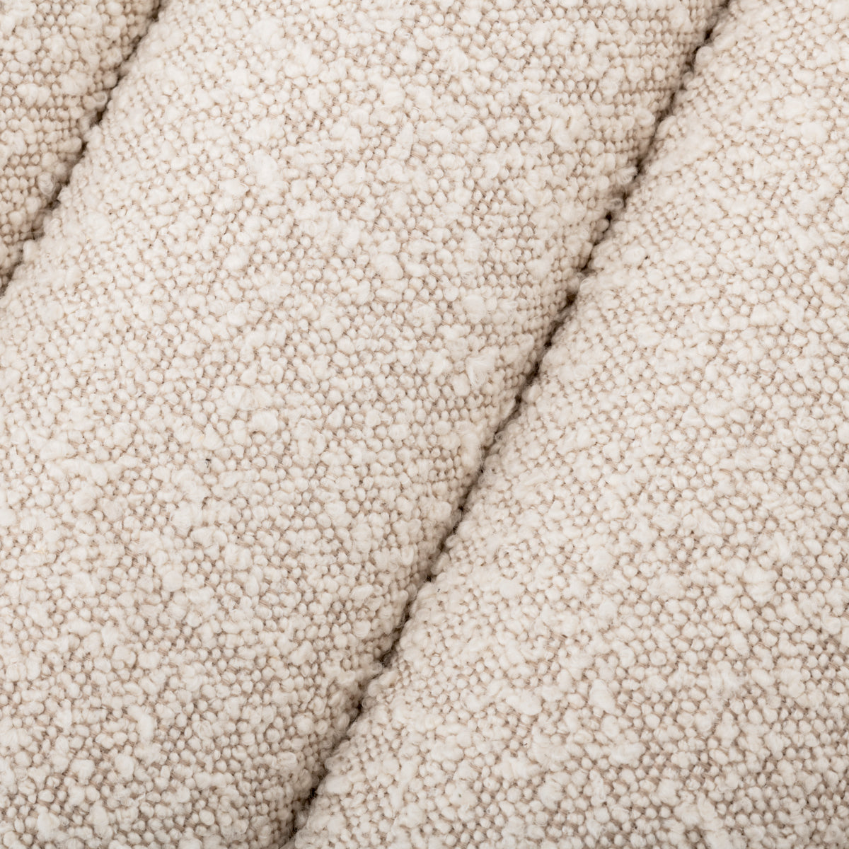 Eichholtz Bente Stool Boucle Cream - Stool Boucle Cream Footstools Sterling Home 4