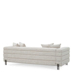 Eichholtz York 3 Seater Sofa Seashell Off-White Bronze Finish - 3 Seater Sofa Seashell Off-White Armchairs Sterling Home 4