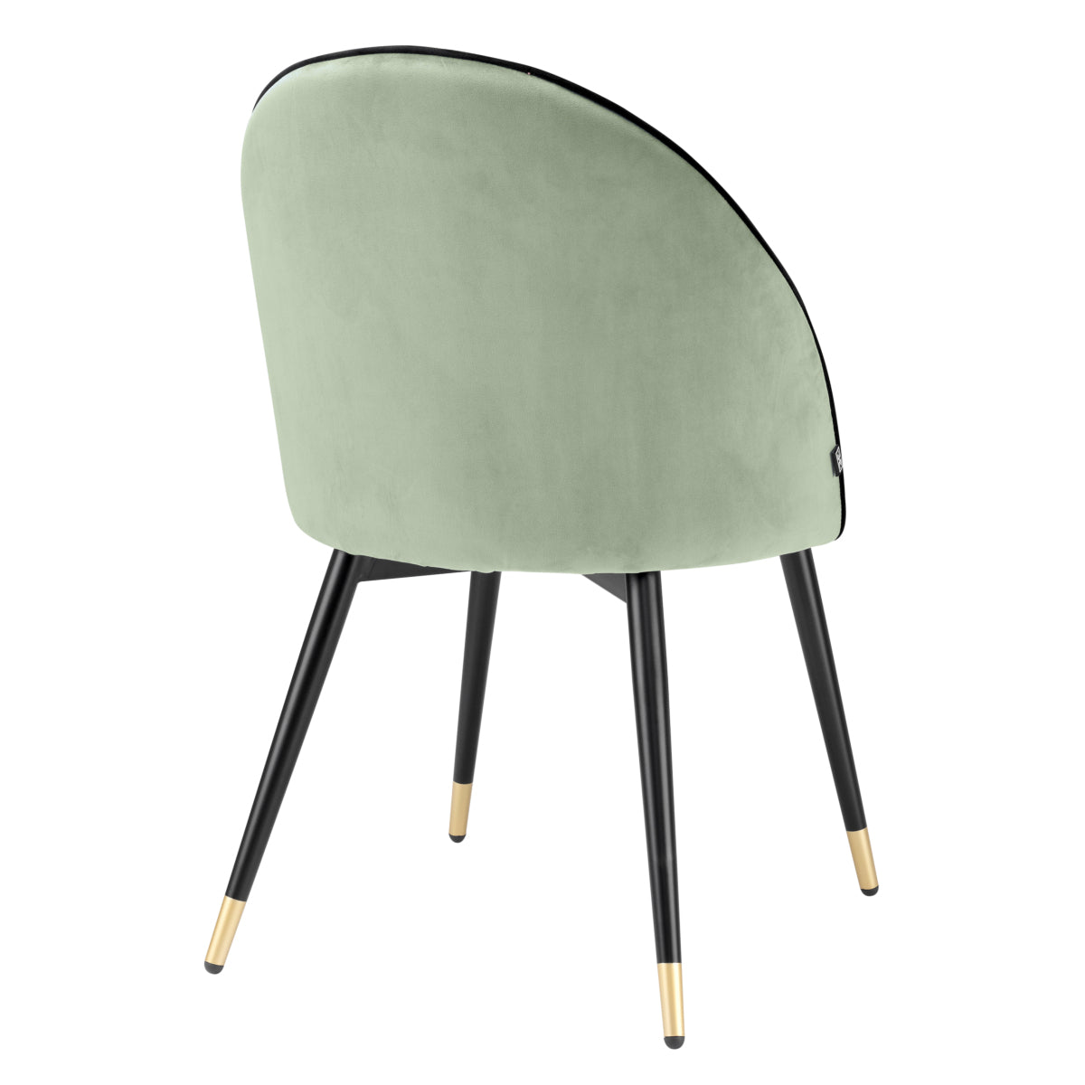 Eichholtz Cooper Dining Chair Savona Pistache Green Velvet Set Of 2 - Dining Chair Savona Pistache Green Velvet Set of 2 Dining Chair Sterling Home 4