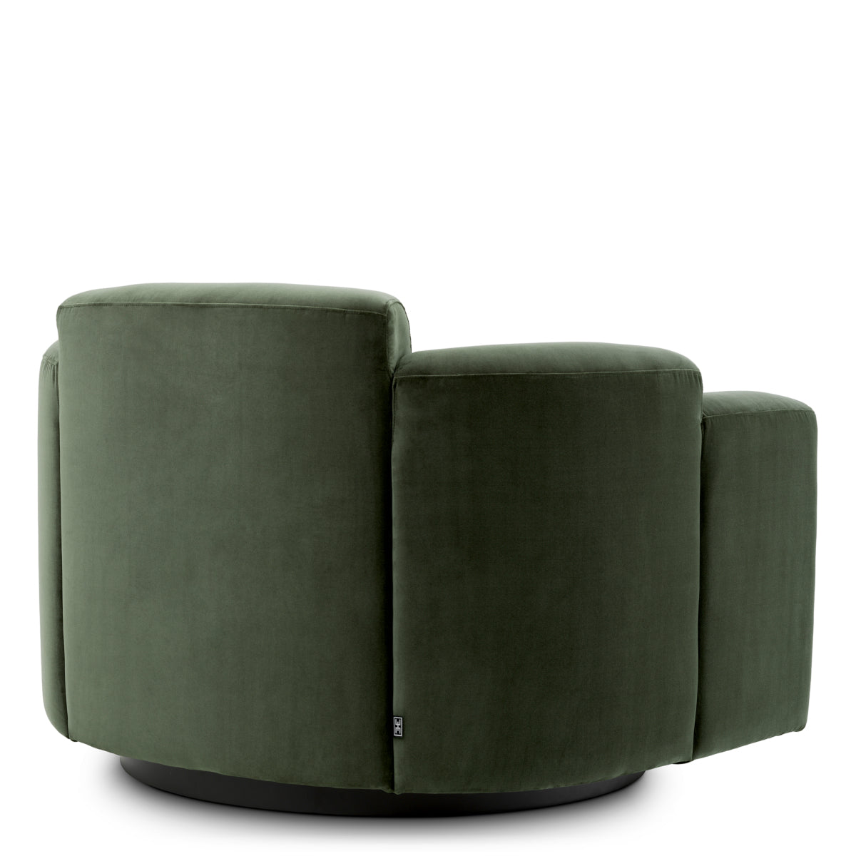 Eichholtz Marbella Swivel Armchair Torrin Green Velvet - Swivel Armchair Torrin Green Velvet Armchairs Sterling Home 4