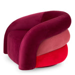Eichholtz Novelle Swivel Chair Savona Bordeaux Red Velvet Savona Faded Red Velvet Savona Red Velve - Swivel Chair Savona Bordeaux Red Velvet Savona Faded Red Velvet Savona Red Velvet Sterling Home 4