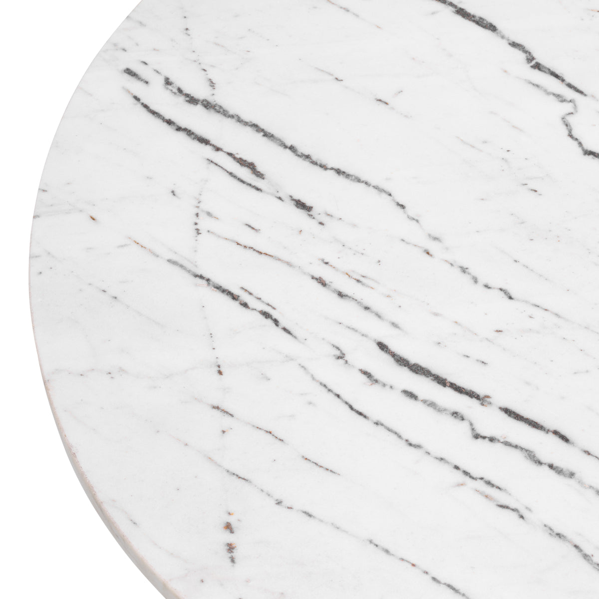 Eichholtz Terry Side Table White Marble - Side Table White Marble Side Tables Sterling Home 4