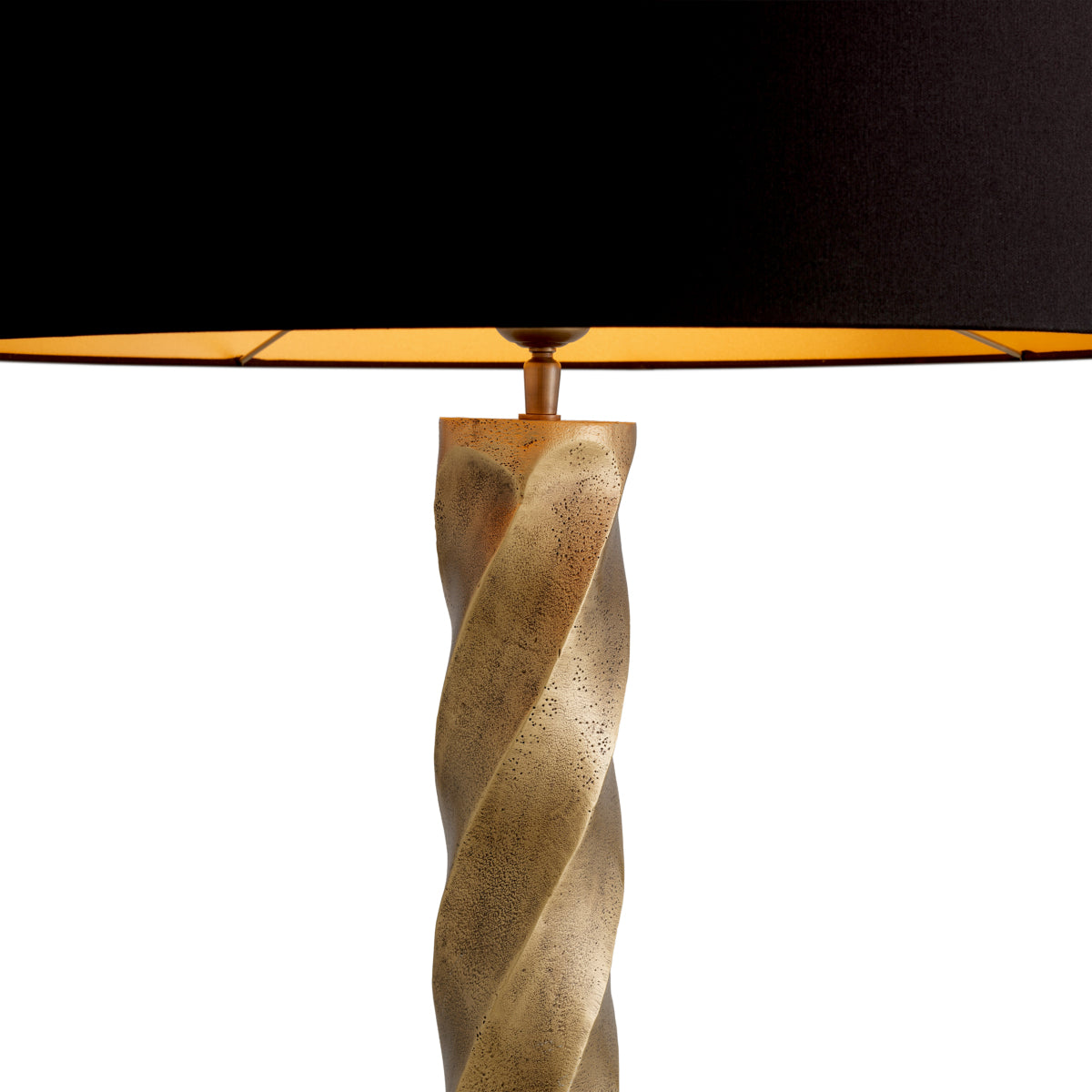 Eichholtz Costanza Table Lamp Vintgae Brass Finish Black Granite Base - Table Lamp Costanza Accessories Sterling Home 4