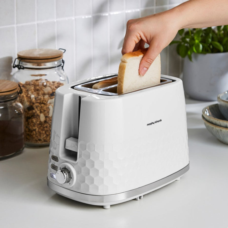 Morphy Richards Hive White 2 Slice Toaster Sterling Home 2