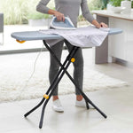 Glide Ironing Board With Compact Legs Grey/Yellow Sterling Home 1