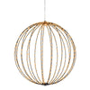 Medium Micro LED Black Sphere - Micro LED Sphere Black 38CM Sterling Home
