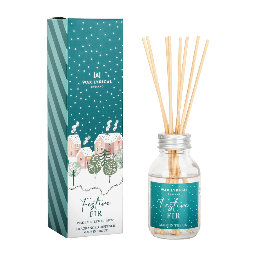 Wax Lyrical Festive Fir Reed Diffuser - 100Ml Reed Diffuser Festive Fir Sterling Home 2