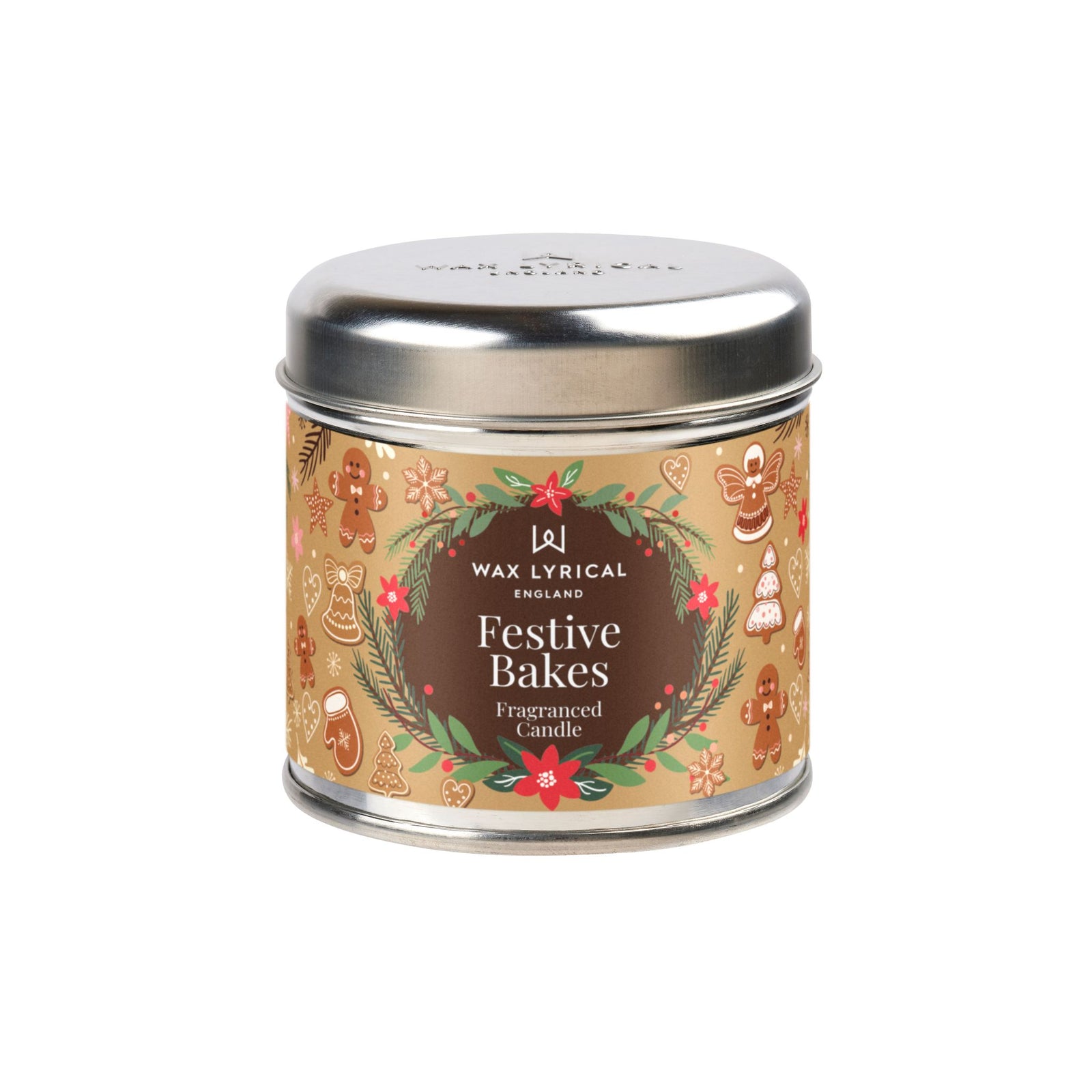 Wax Lyrical Festive Bakes Tin Candle - Festive Bakes Tin Candle Sterling Home 1