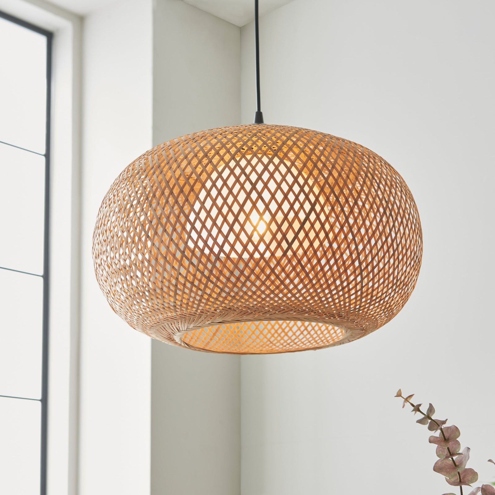 Bali 1 Globe Pendant Light - DHD Bali 1 Pendant Light 45x155x43CM Sterling Home 1