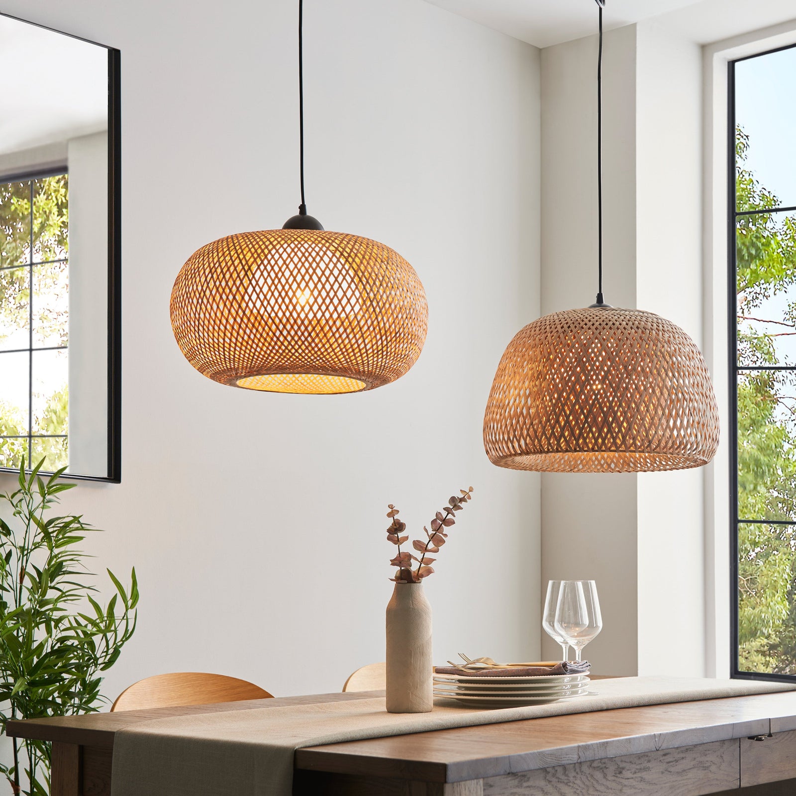 Bali 1 Globe Pendant Light - DHD Bali 1 Pendant Light 45x155x43CM Sterling Home 2
