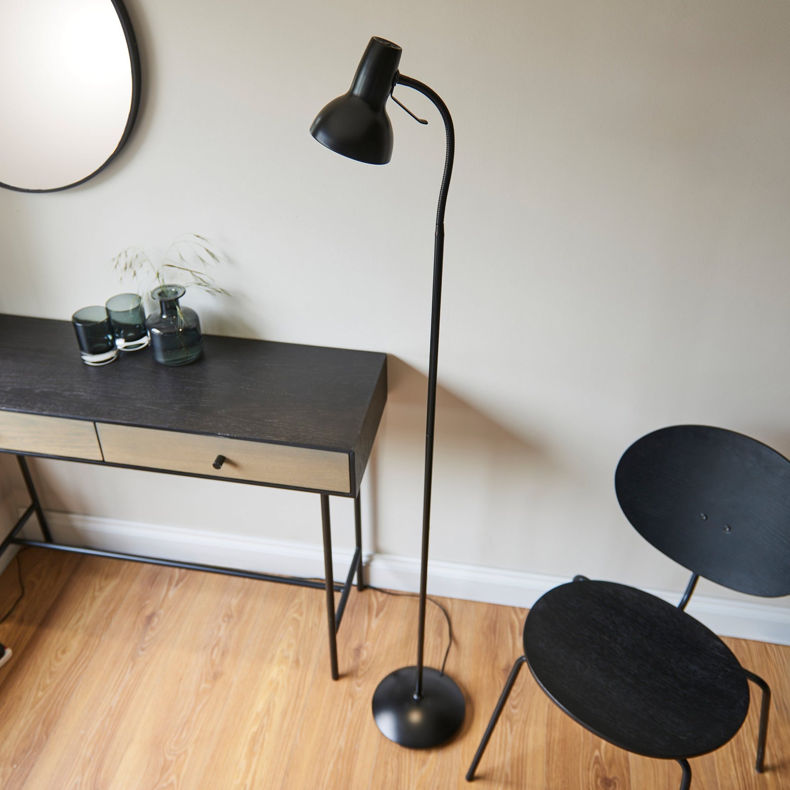 Amalfi Black Floor Lamp Sterling Home 2