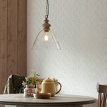 Cotswold 1 Cream Pendant Light - DHD Cotswold 1 Pendant Light Natural Ash Sterling Home 1
