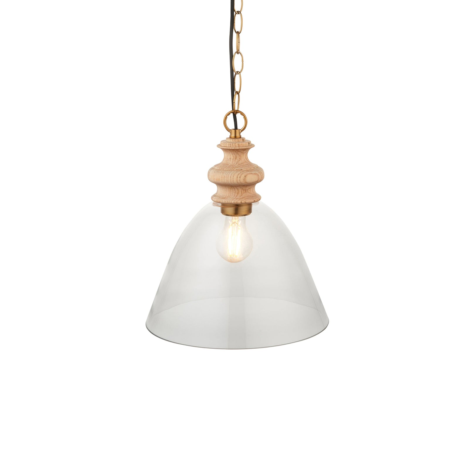 Cotswold 1 Cream Pendant Light - DHD Cotswold 1 Pendant Light Natural Ash Sterling Home 4