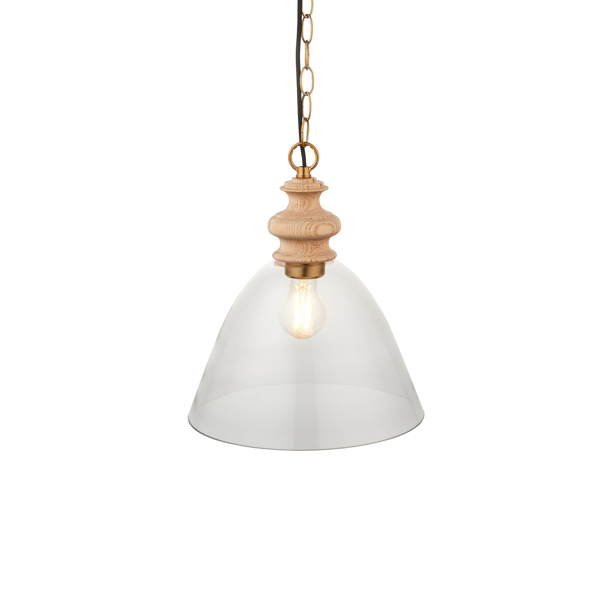 Cotswold 1 Cream Pendant Light - DHD Cotswold 1 Pendant Light Natural Ash Sterling Home 4