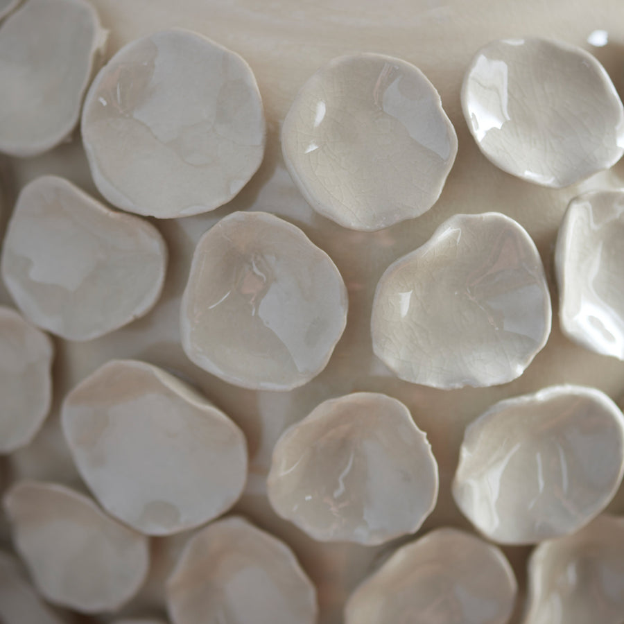 Borello Cream Crackle Glaze Table Lamp Base - DHD Borello Table Lamp Base Ivory Crackle Glaze Sterling Home 2