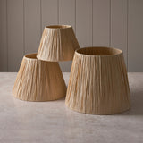 Raffia Tapered Brown Shade