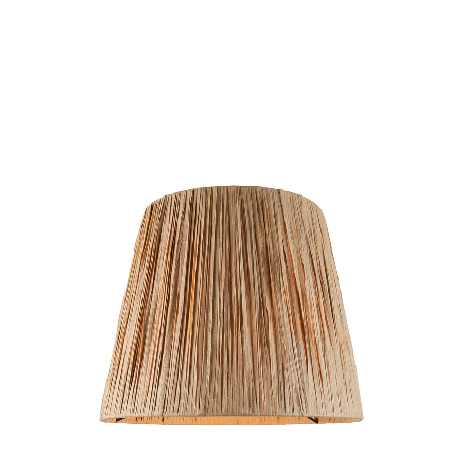 Raffia Tapered Brown Shade - DHD Raffia Tapered Shade Natural 26x23x32CM Sterling Home 2