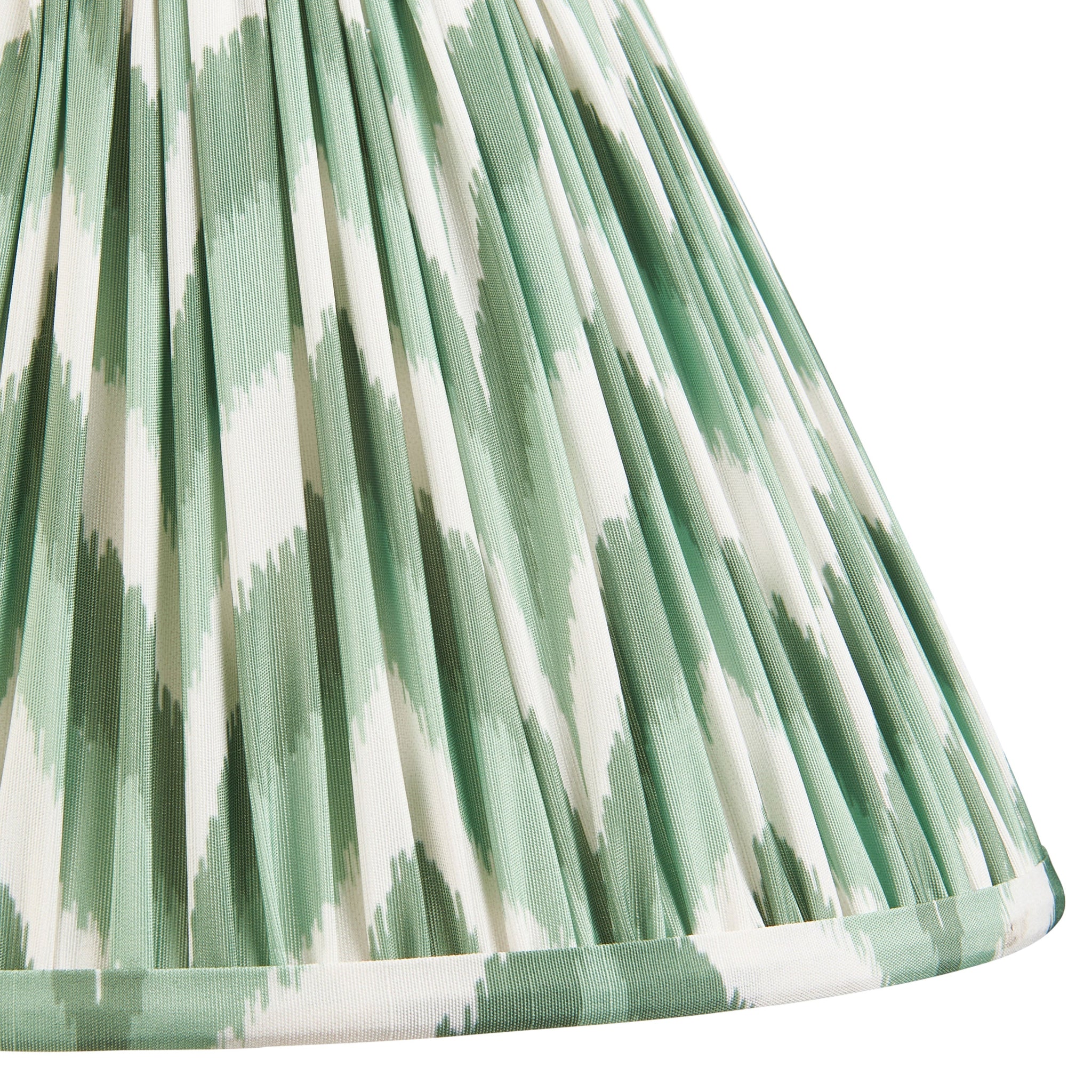 Zigzag Cotswold Green Shade - DHD Zigzag Shade Cotswold Green Fabric 18x14x30CM Sterling Home 2