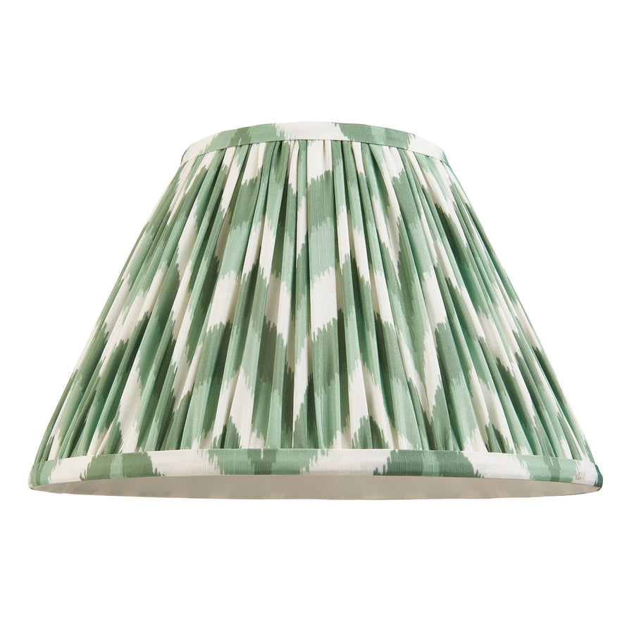 Zigzag Cotswold Green Shade - DHD Zigzag Shade Cotswold Green Fabric 18x14x30CM Sterling Home 1