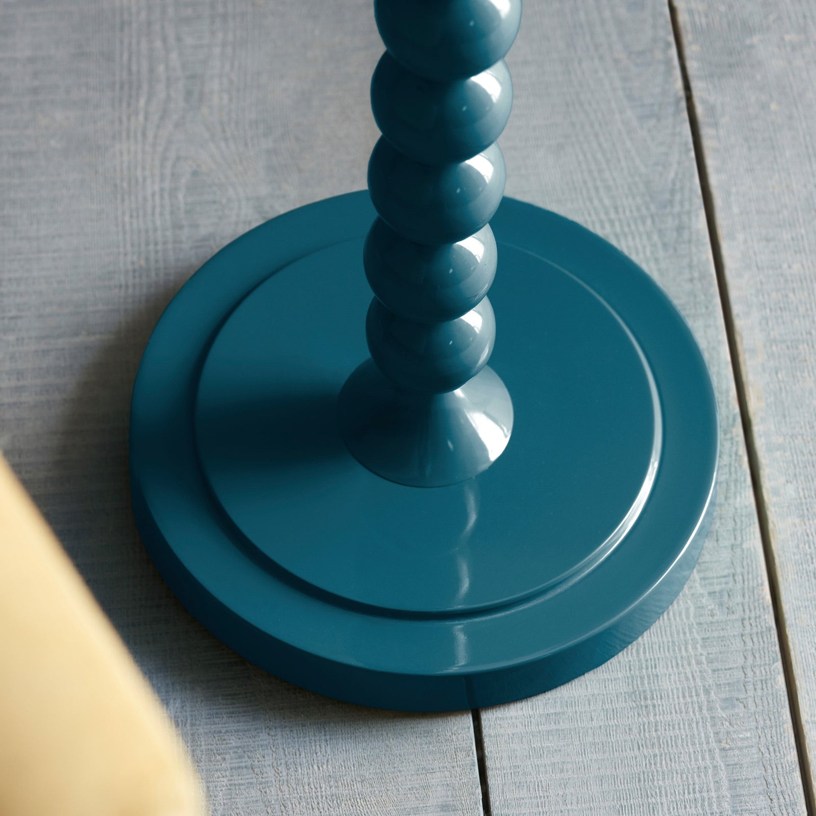 Higgledy Blue Floor Lamp Base - DHD Higgledy Floor Lamp Base Gloss Marlin Blue Paint Sterling Home 2
