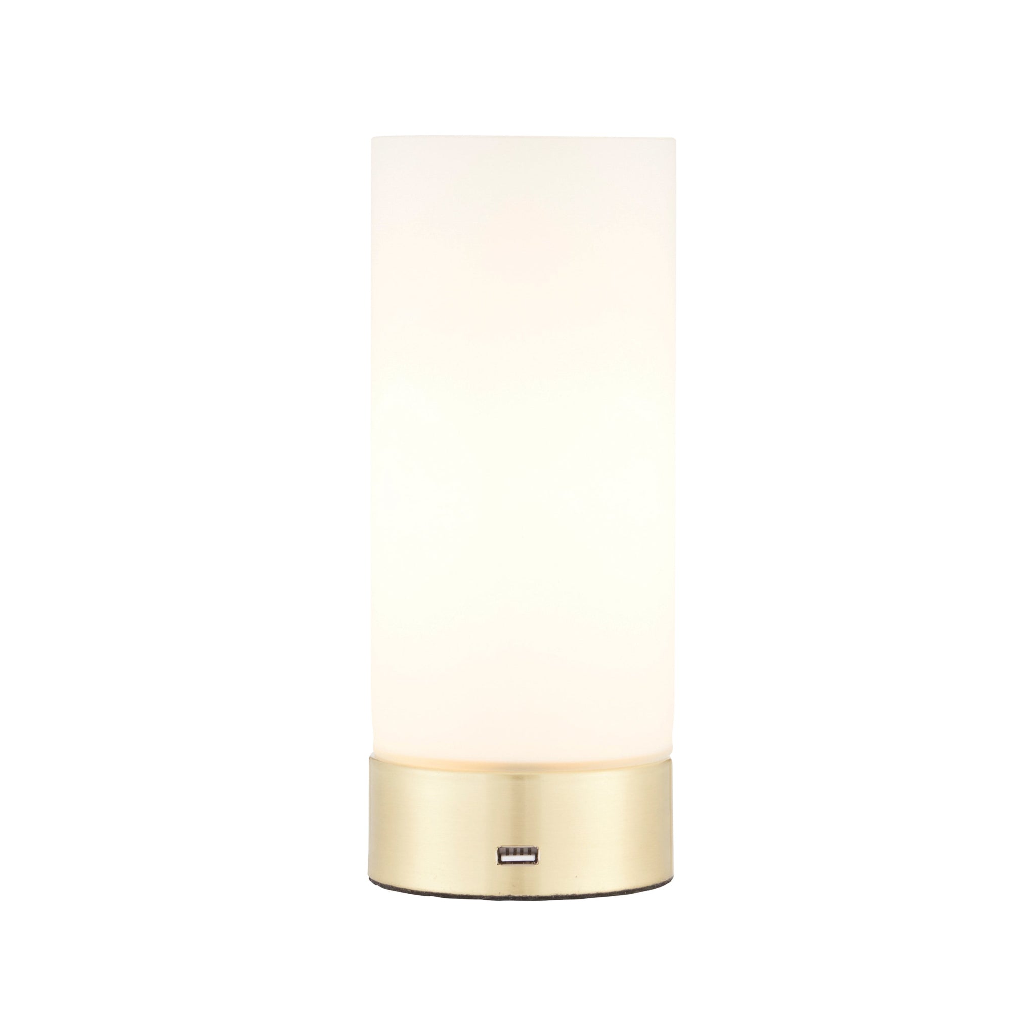 Dara Table Lamp Brushed Brass - DHD Dara Table Lamp Brass & Opal Sterling Home 2