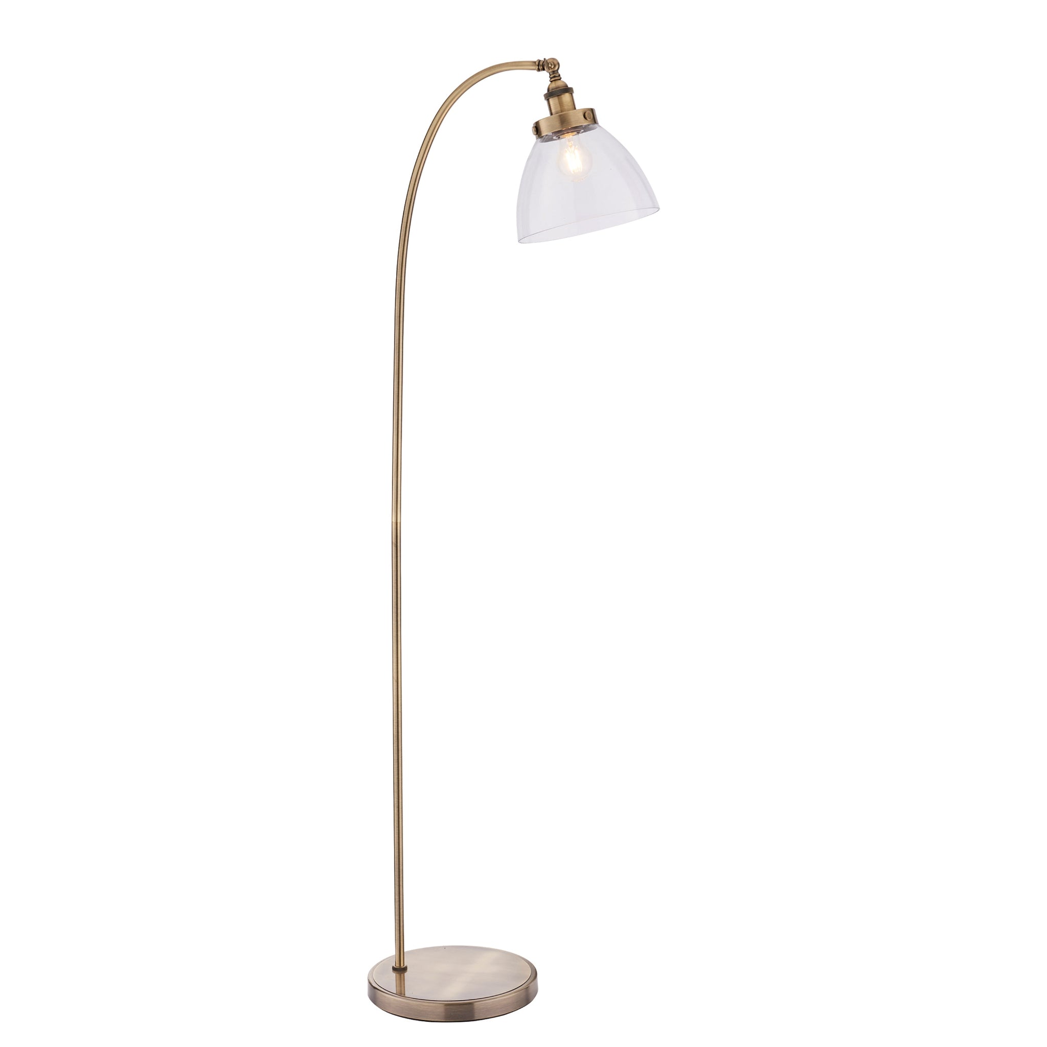 Hansen Antique Brass Floor Lamp - DHD Hansen Floor Lamp Antique Brass Sterling Home 4