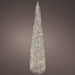 Micro LED Silver Warm White Cone 100CM - Micro LED Silver WW Cone 100CM Sterling Home 1