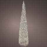 Micro LED Silver Warm White Cone 100CM
