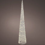 Micro LED Silver Warm White Cone 180CM - Micro LED Silver Warm White Cone 180CM Sterling Home 1