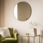 Bowie Round Gold Mirror - DHD Bowie Round Mirror Champagne 80X80CM Sterling Home 2