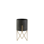 Hoven Metal Planter Small - Hoven Metal Planter Small Sterling Home 3