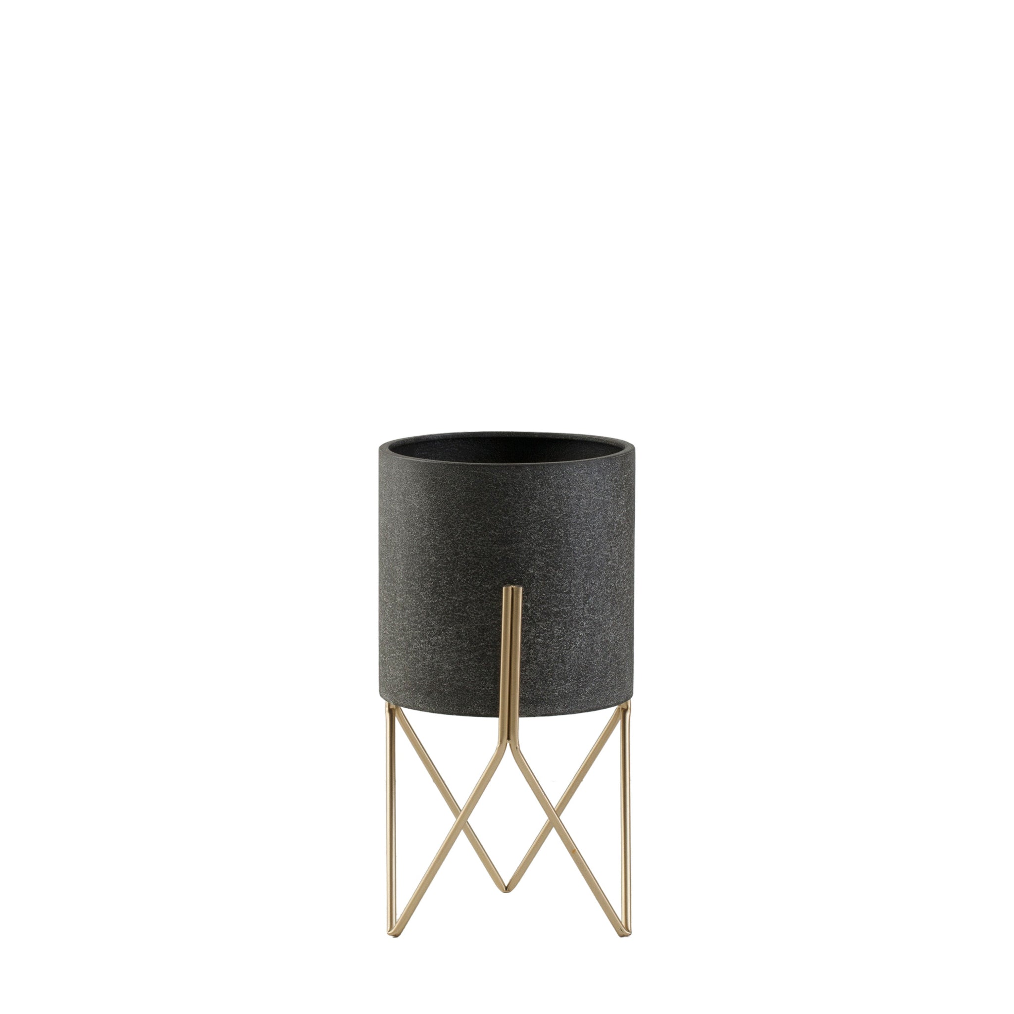 Hoven Metal Planter Small - Hoven Metal Planter Small Sterling Home 3