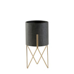 Hoven Metal Planter Large - Hoven Metal Planter Large Sterling Home 3