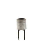 Albion Metal Planter - Albion Metal Planter Small Sterling Home 3