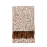 Herringbone Faux Mohair Brown Throw - Herringbone Faux Mohair Throw Tan 130x180CM Sterling Home 1