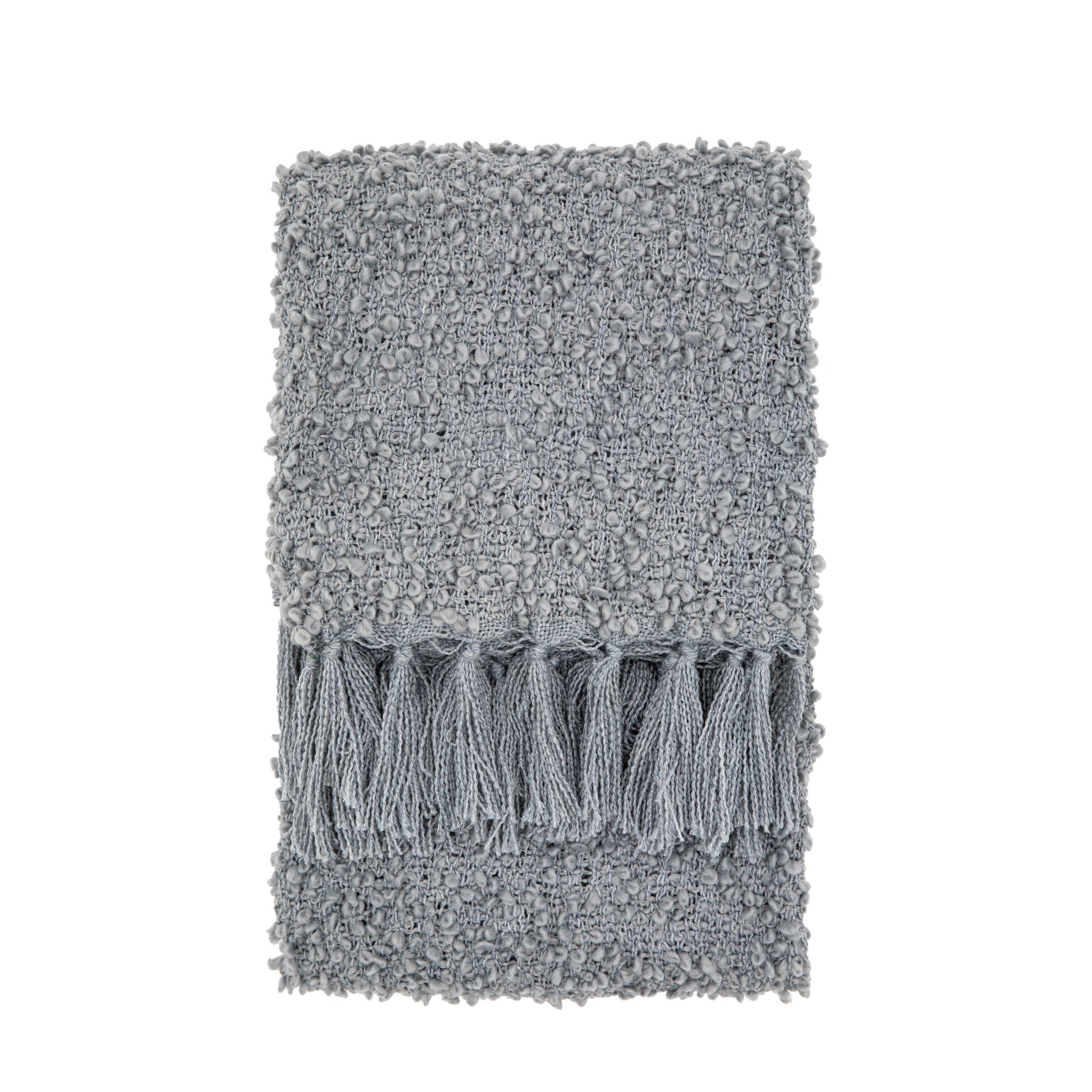 Bologna Grey Throw - Bologna Throw Grey 130x170CM Sterling Home 1