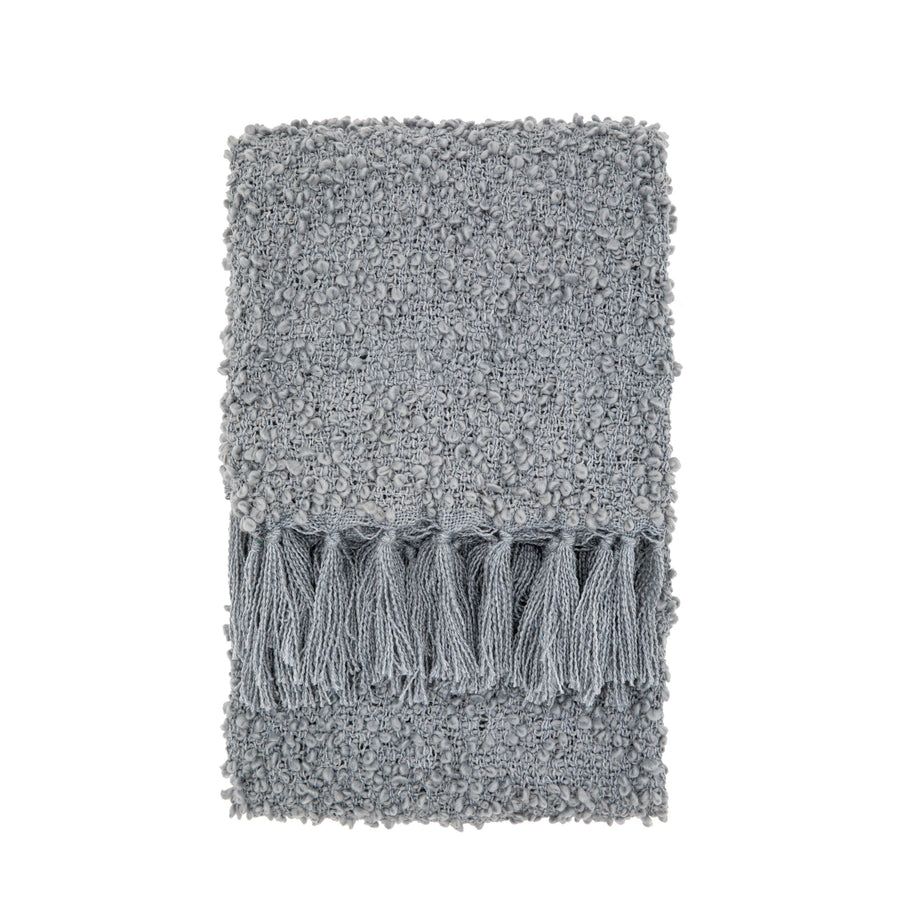 Bologna Grey Throw - Bologna Throw Grey 130x170CM Sterling Home 1