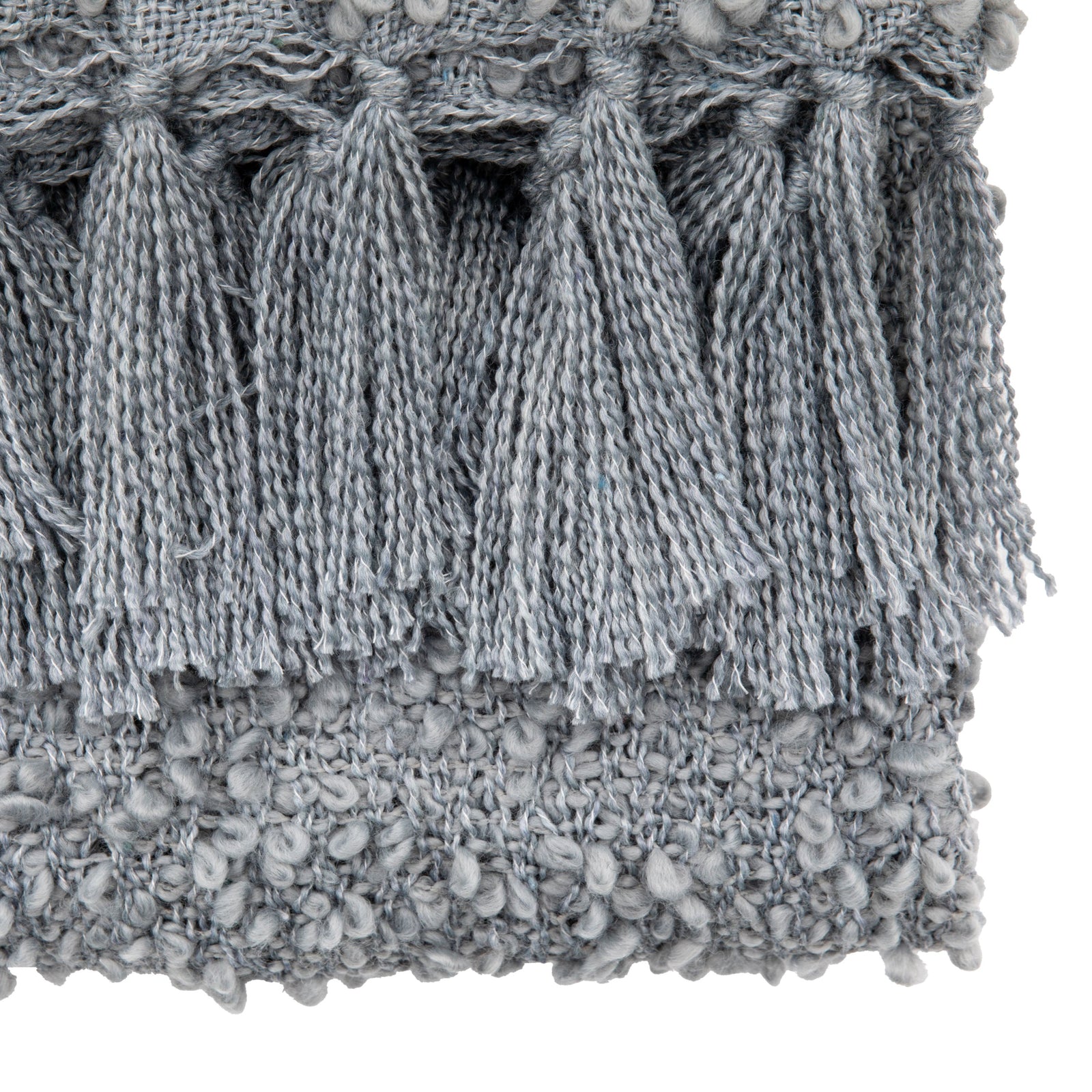 Bologna Grey Throw - Bologna Throw Grey 130x170CM Sterling Home 3