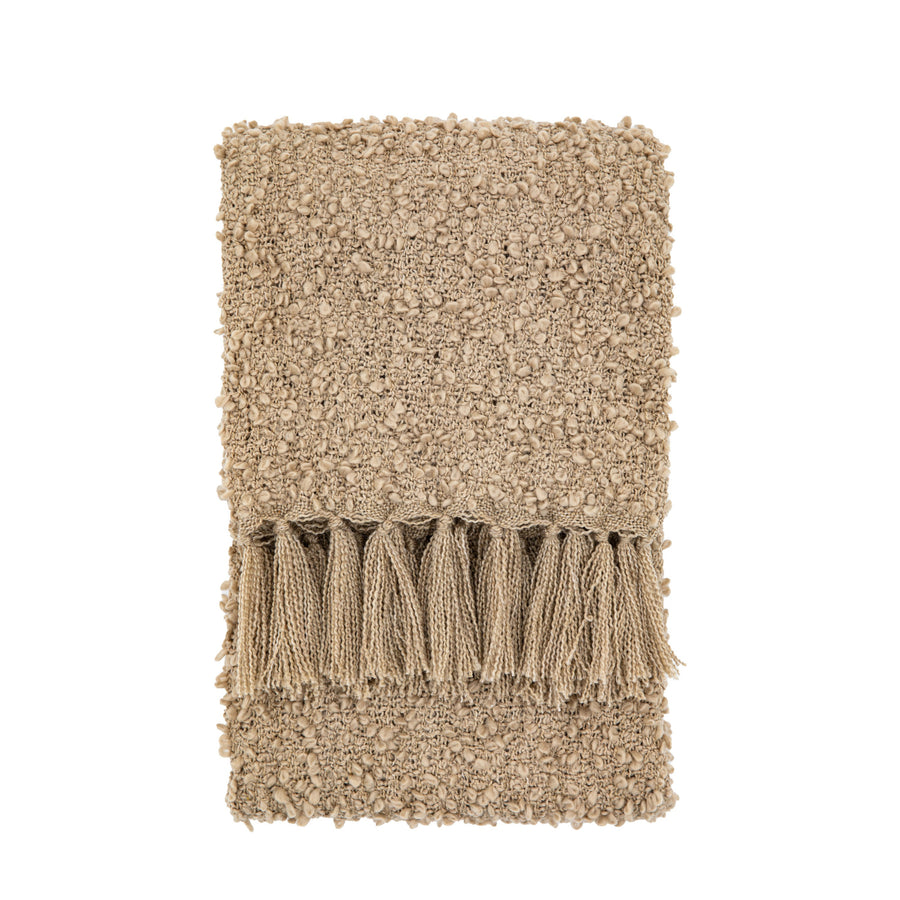 Bologna Brown Throw - Bologna Throw Brown 130x170CM Sterling Home 1